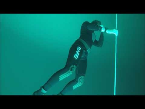 Learning Free Fall Technique -Freediving  Riviera Maya - Mexico - Amancay Freediving