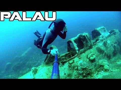 Seaplane Wreck | Freediving Palau | Jake Seaplane | GoPro