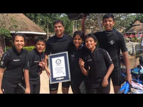Guinness World record for Longest Human chain Underwater by Chrysalis Entrepreneur Forum.| By MG