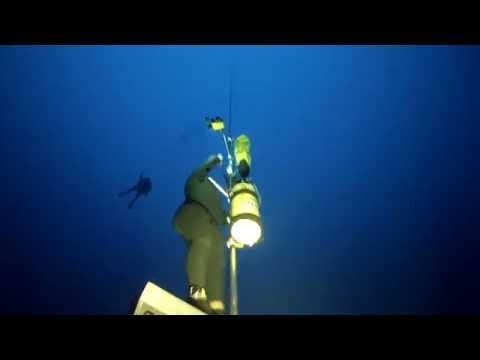 Nanja van den Broek World Record freediving Variable Weight  -130 mtr