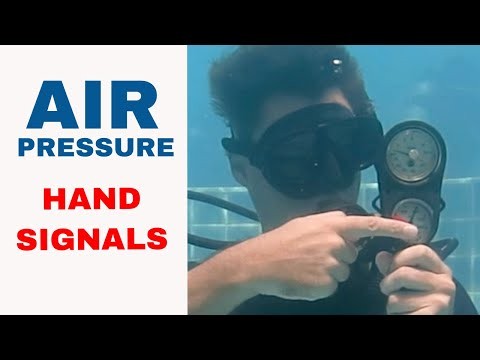 Scuba Diving Hand Signals for Air Pressure