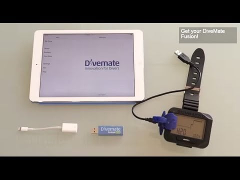 DiveMate Fusion with Scubapro Aladin Square (iPad) and Galileo SOL (MacBook)
