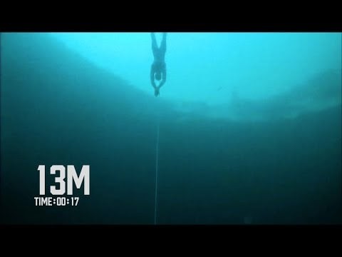 Steinlager CNF World Record Freedive 102m