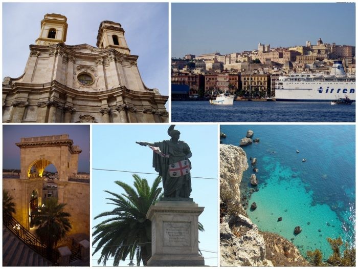 Collage Cagliari Sardinia