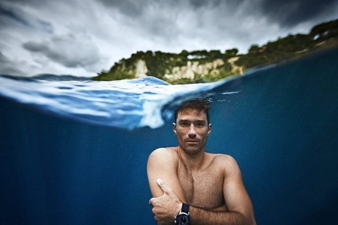 Guillaume Nery Underwater Portrait