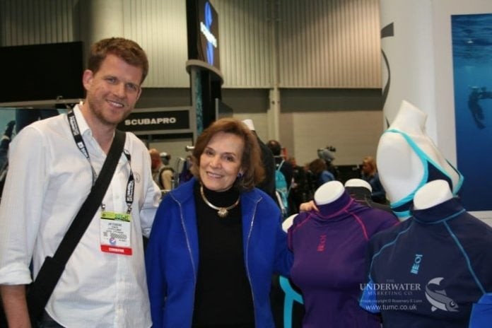 Jim Standing and Dr Sylvia Earle