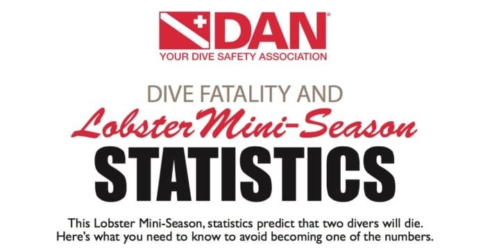 DAN Releases Poster Illustrating Dive Risks During Lobster Season