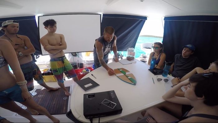 The SUSiE Chronicles: sailing lecture and practical