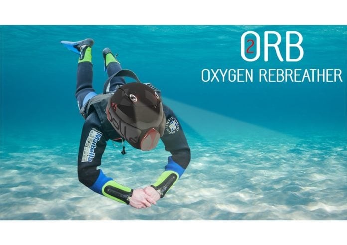ORB (oxygen rebreather) Scuba Diving Helmet Concept