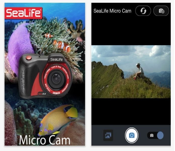 SeaLife has released a new iPhone app for Micro HD+ and 2.0 cameras