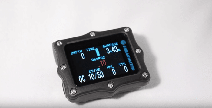 Shearwater has unveiled its new Perdix technical dive computer.