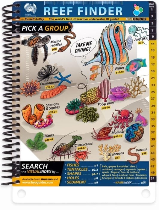 'Reef Finder' underwater guide book