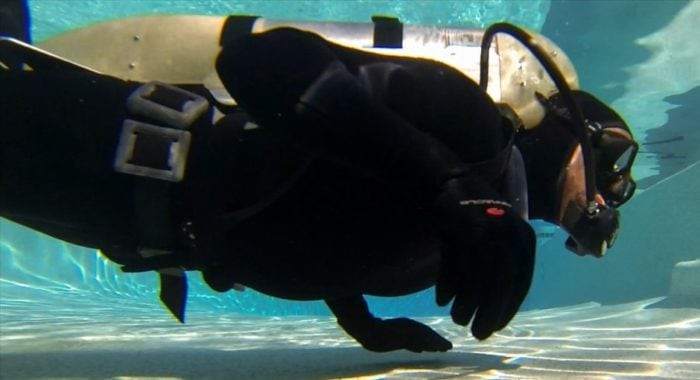 Scuba Diver In The Pool