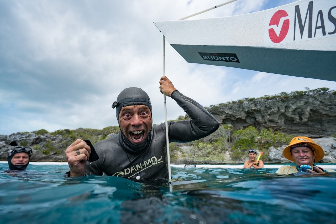 How do you like me now?!!! Stig Pryds celebrates a new personal best (photo by Daan Verhoeven)