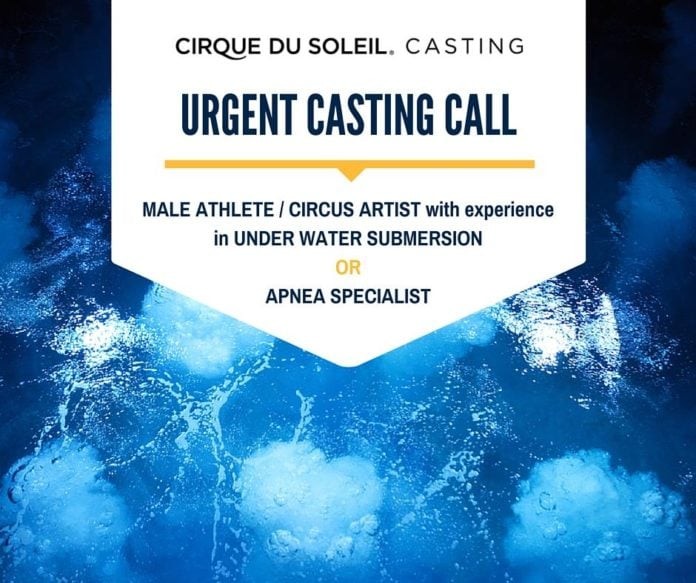 Cirque du Soleil Casting