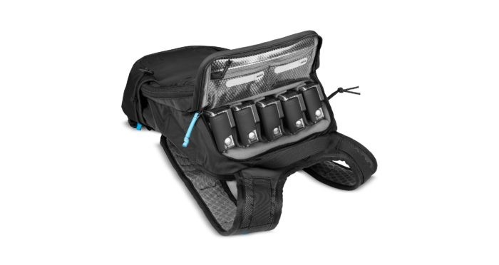 GoPro's new Seeker sportpack can fit up to five cameras and associated gear.