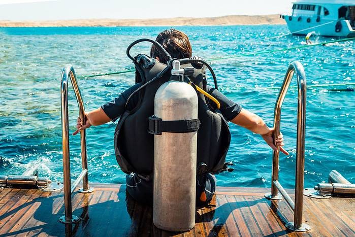 The Scuba Tank (or cylinder) stores your compressed air as part of you scuba gear
