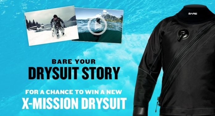 Tell Your Drysuit Story, Win A BARE X-Mission Drysuit