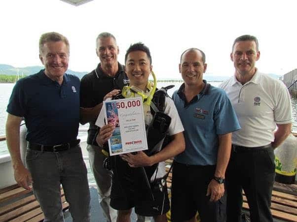 PADI dive center in Australia awards 150,000th certification