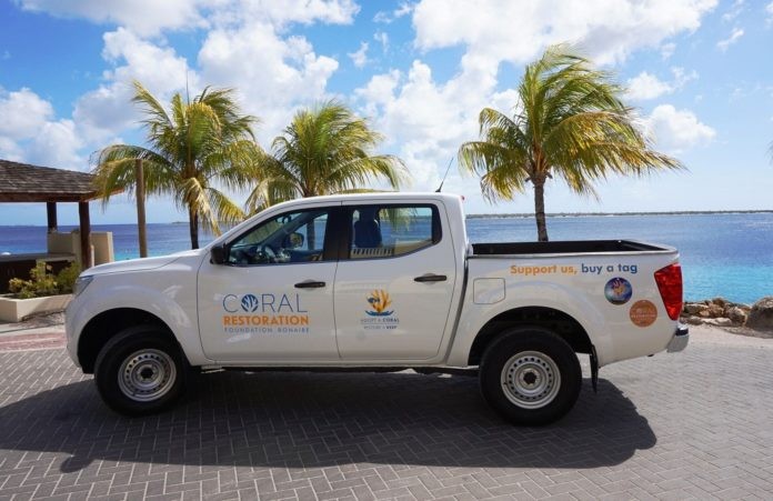 Dutch government grant allows Coral Restoration Foundation Bonaire to buy a dedicated truck