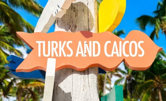 Turks and Caicos welcome sign