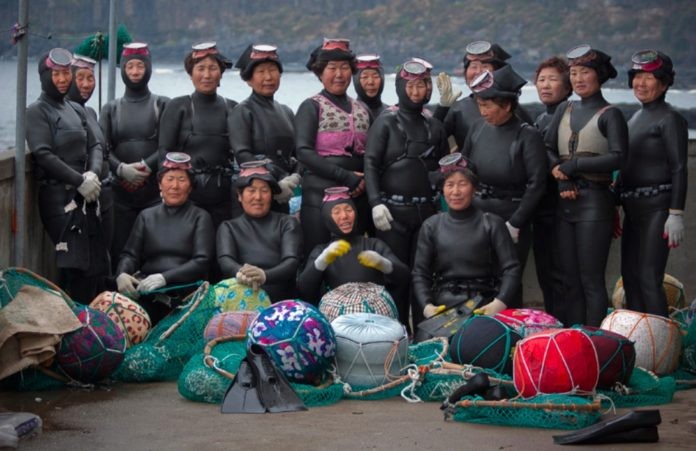 Korean ‘Haenyo’ Freedivers Could Get UNESCO Heritage Listing Soon (Photo credit: Oriolcasanovas.com)