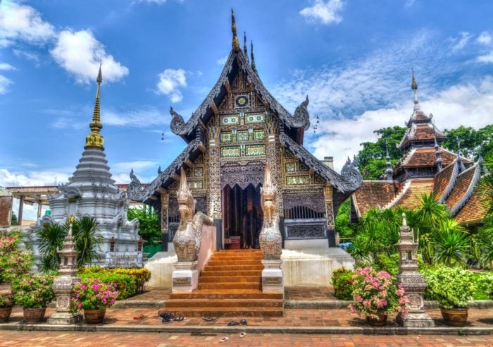 This is one of the many Buddhist temples that you'll find throughout Thailand