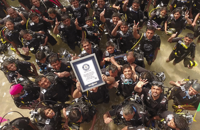 Divers Break Guinness World Record For Longest Underwater Human Chain
