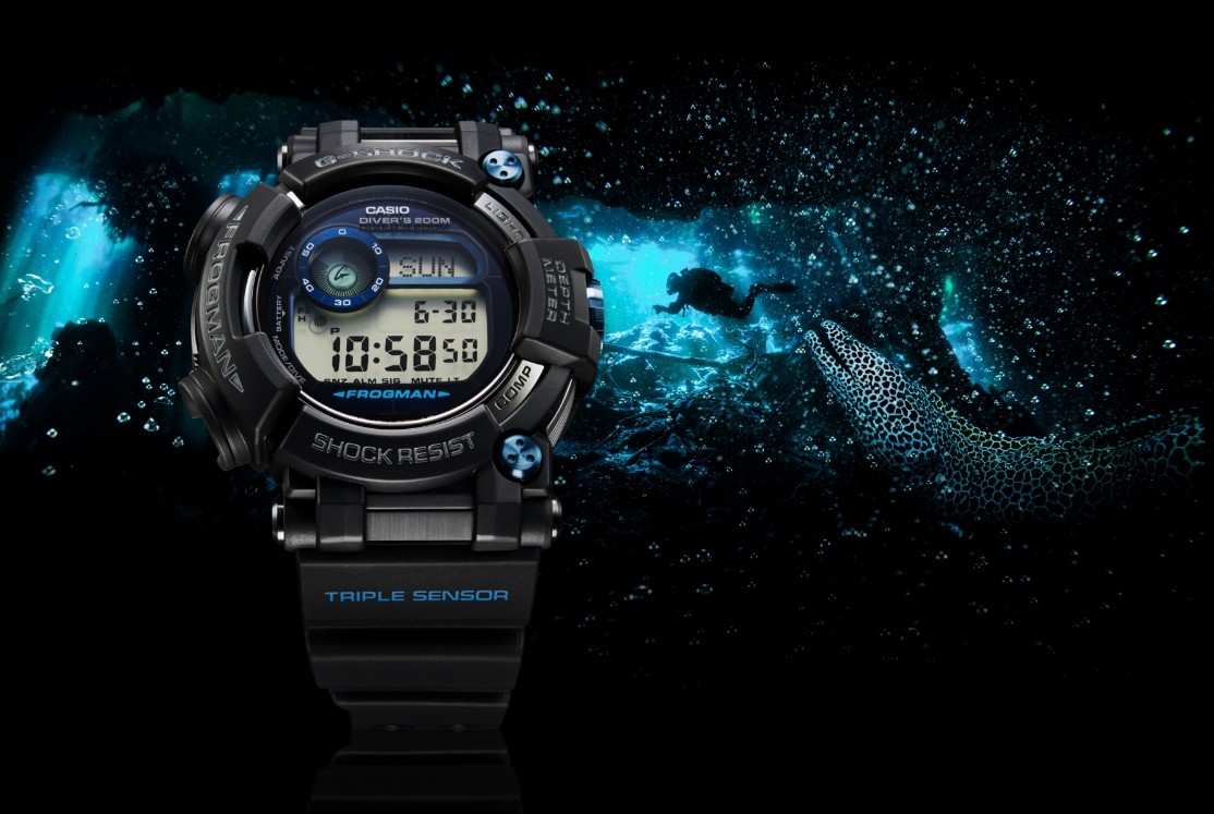 More Casio G-SHOCK Master Of G FROGMAN Dive Watches Now Available