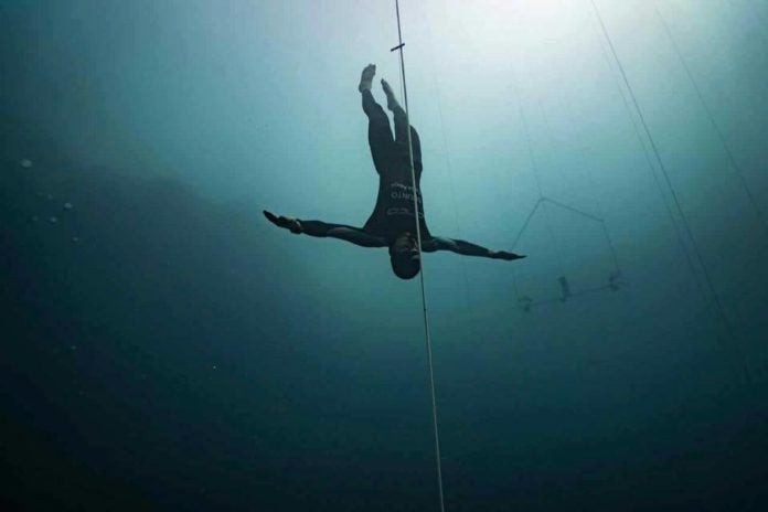 Dean Chaouche, member of the 2017 British Freediving Team