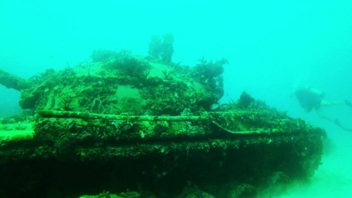 Miami M60 Army Tanks Underwater