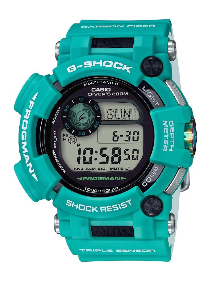 Casio G-SHOCK's New, Limited-Edition Tuquoise Frogman Dive Watch