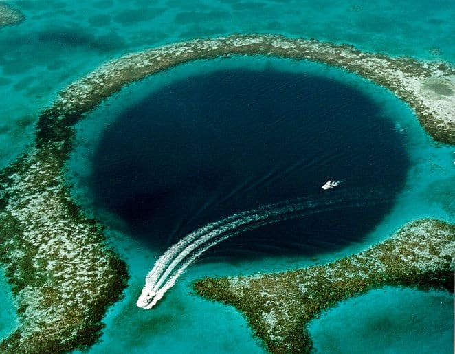 Great Blue Hole Belize Photograph By U.S. Geological Survey (USGS) [Public domain]