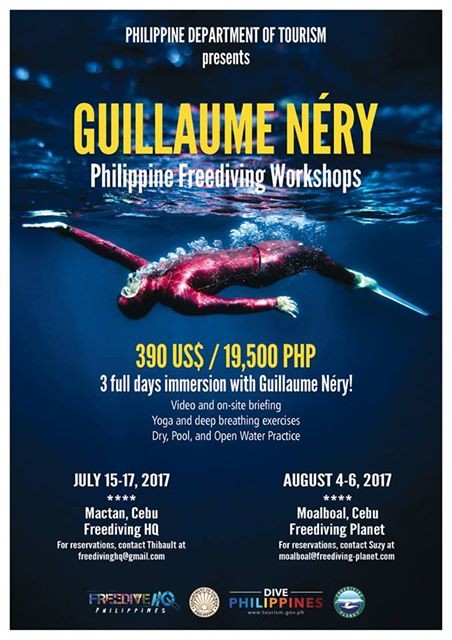 Guillaume Néry to Host Freediving Workshops in The Philippines