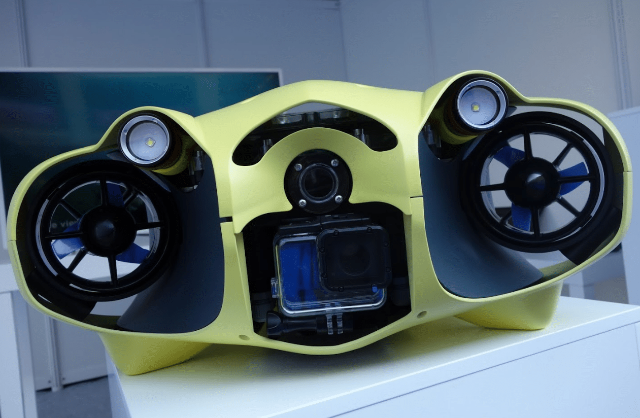 A new design for the iBubble autonomous underwater camera drone has been unveiled.