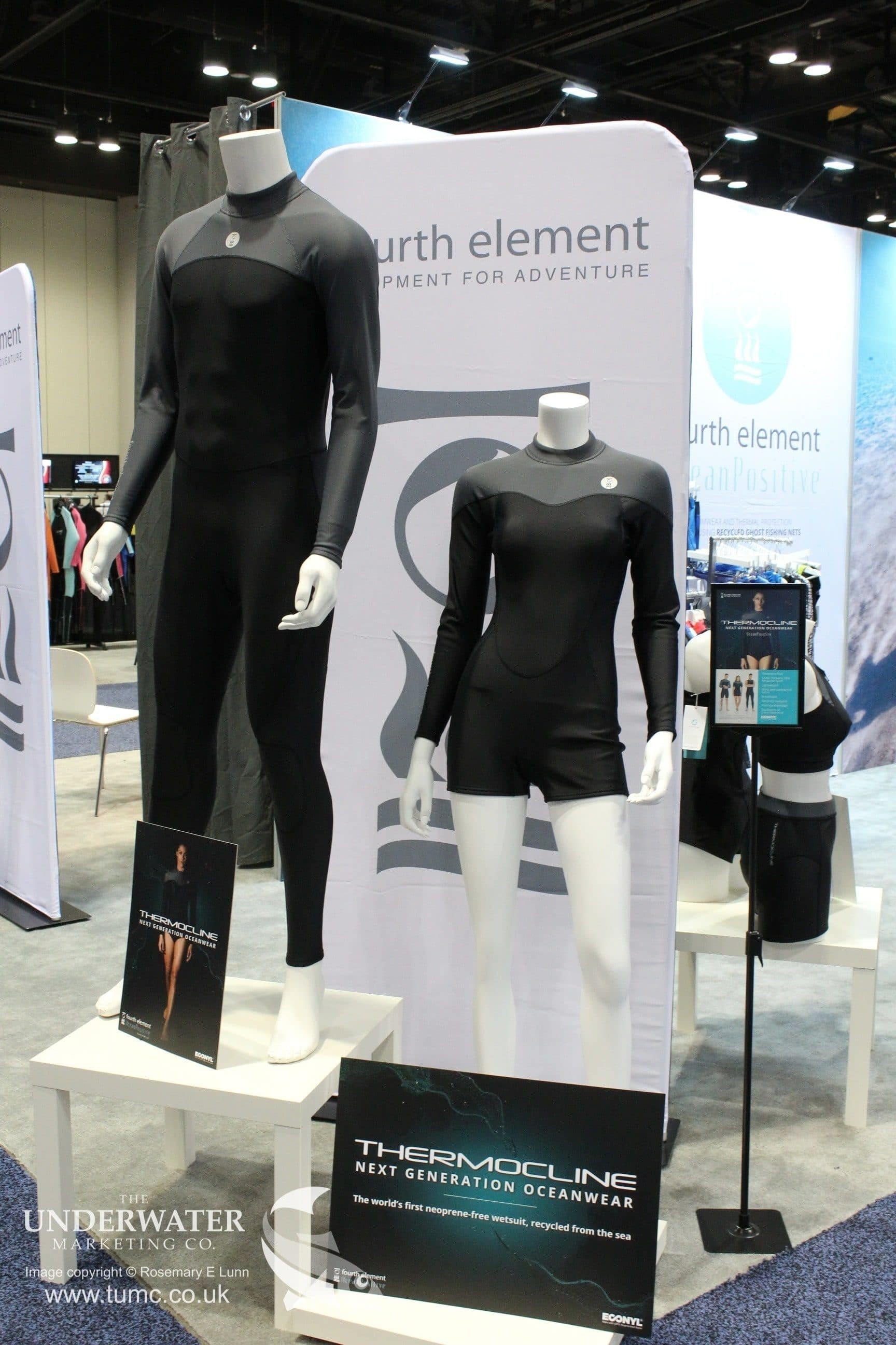 Fourth Element's Thermocline wetsuit is now fashioned to incorporate plastic from recycled post-consumer waste.