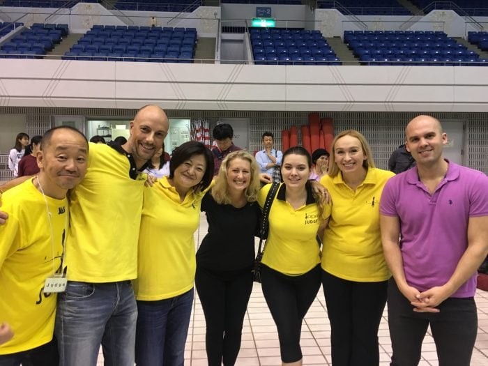 AIDA Judges and World Record holder Alexey Molchanov watched over the Pan Pacs