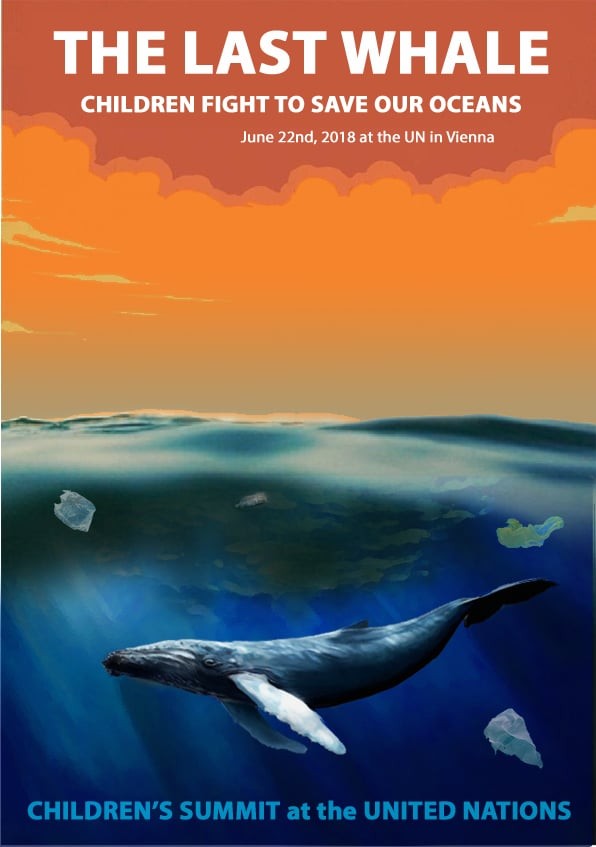 Poster for Kids Save Ocean campaign 