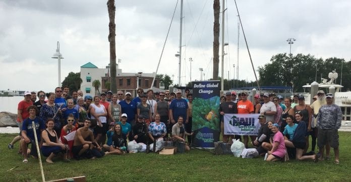 NAUI Green Diver Initiative co-hosts its second annual Gasp–Our Beads of Tampa Bay Cleanup and Survey
