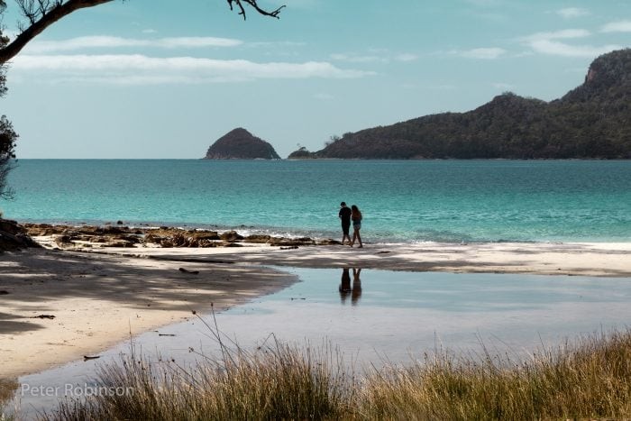 Stunningly beautiful coastline of Tasmania