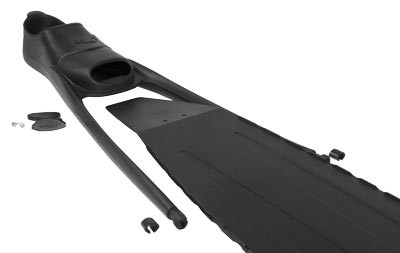 MAKO Competition freediving fins with separate foot pocket