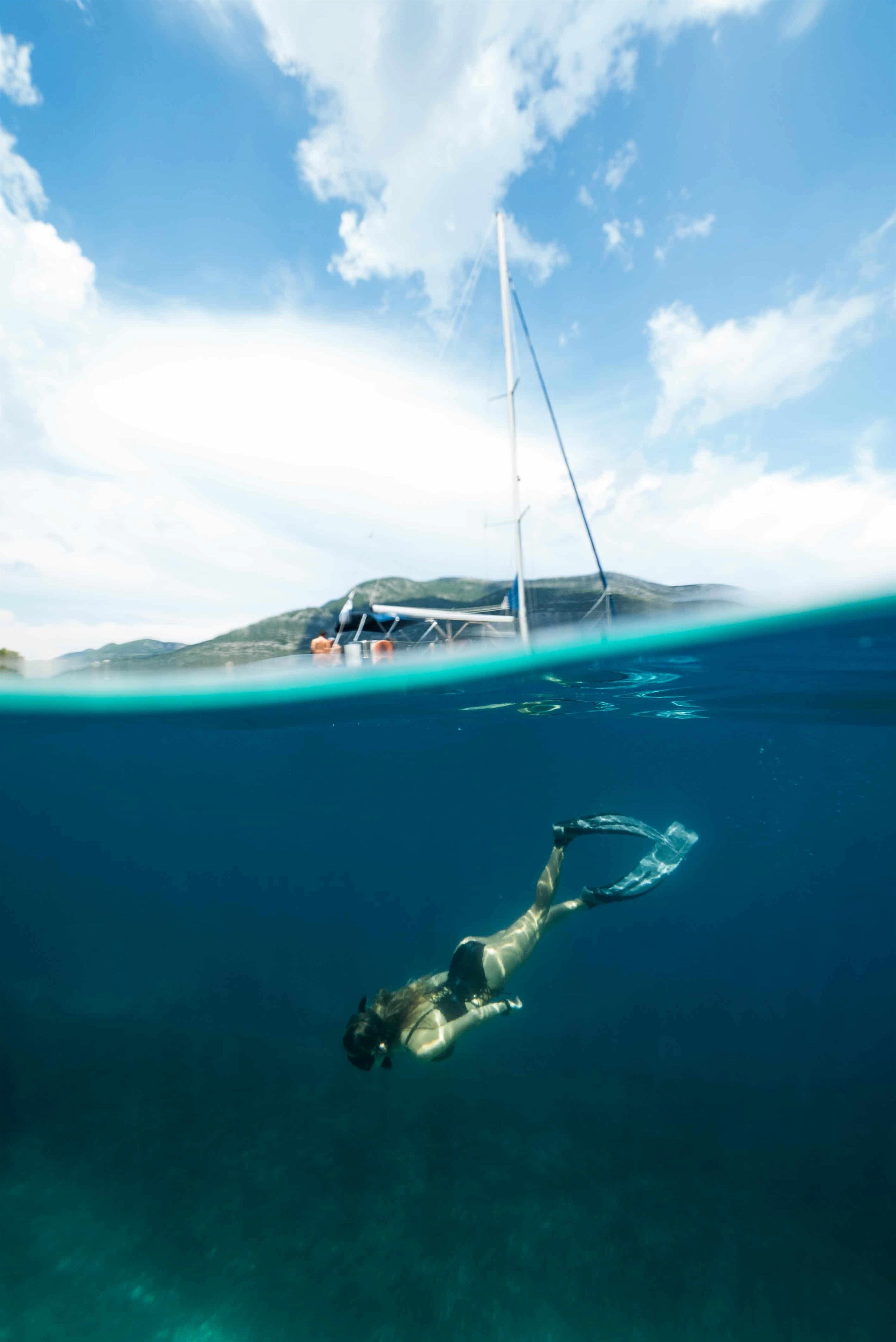 Check Out Sailing And Freediving Off The Greek Coast