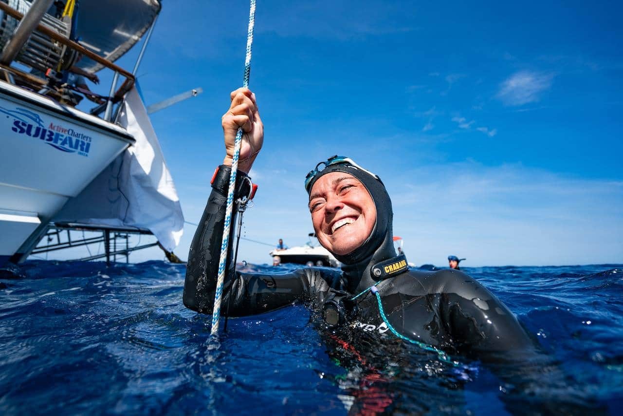 Alessia Zecchini Sets New CWTB Freediving World Record