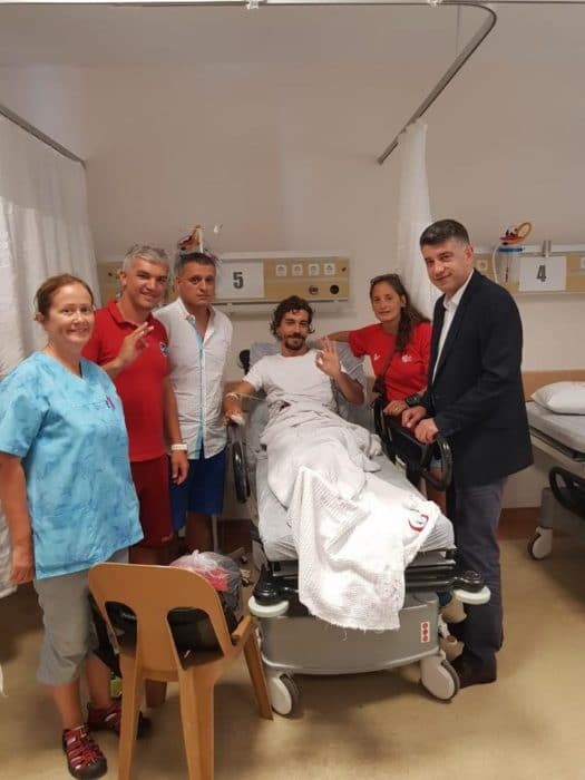 Ramon Carreno Paz in hospital