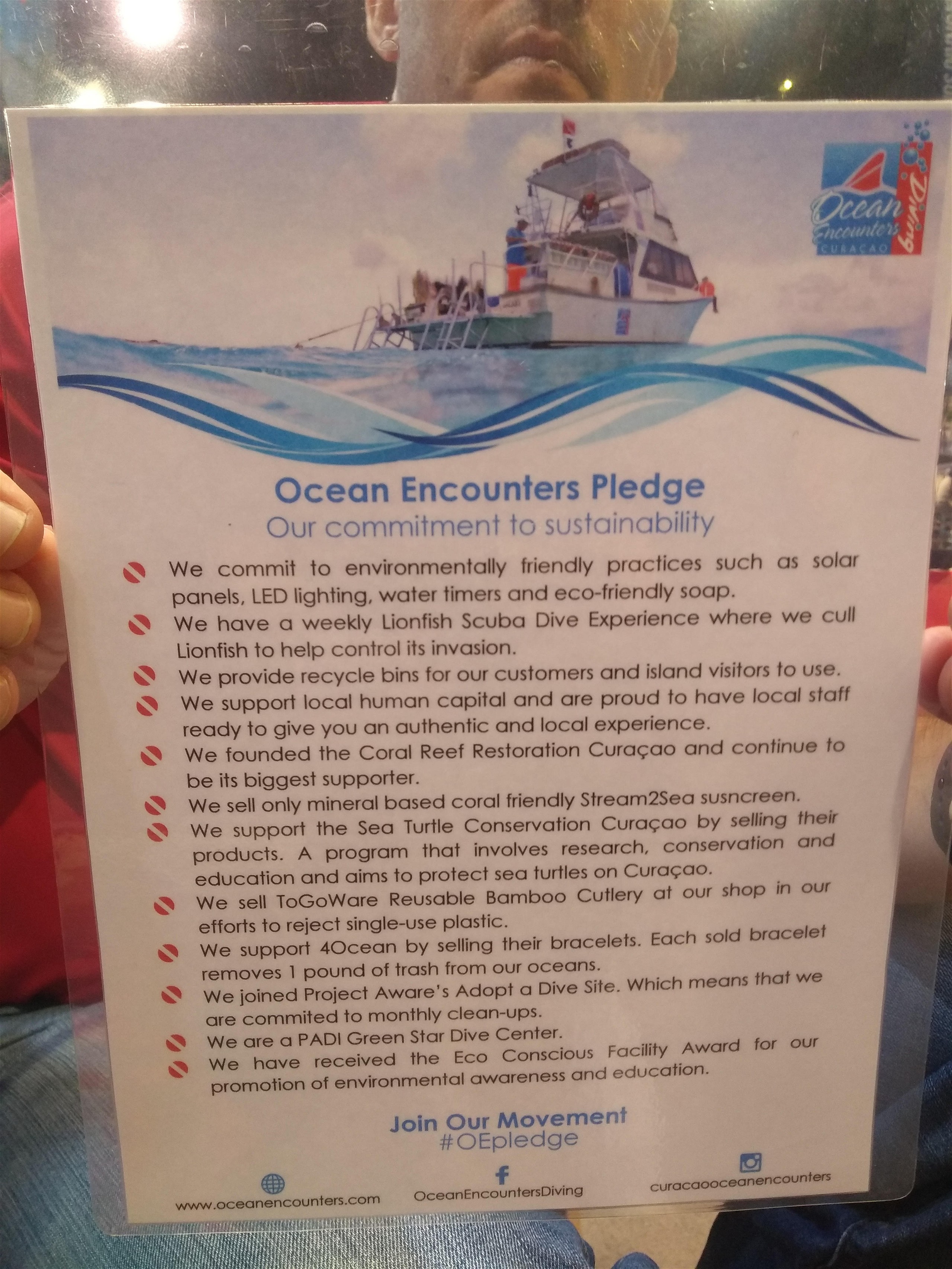 Ocean Encounters Pledge