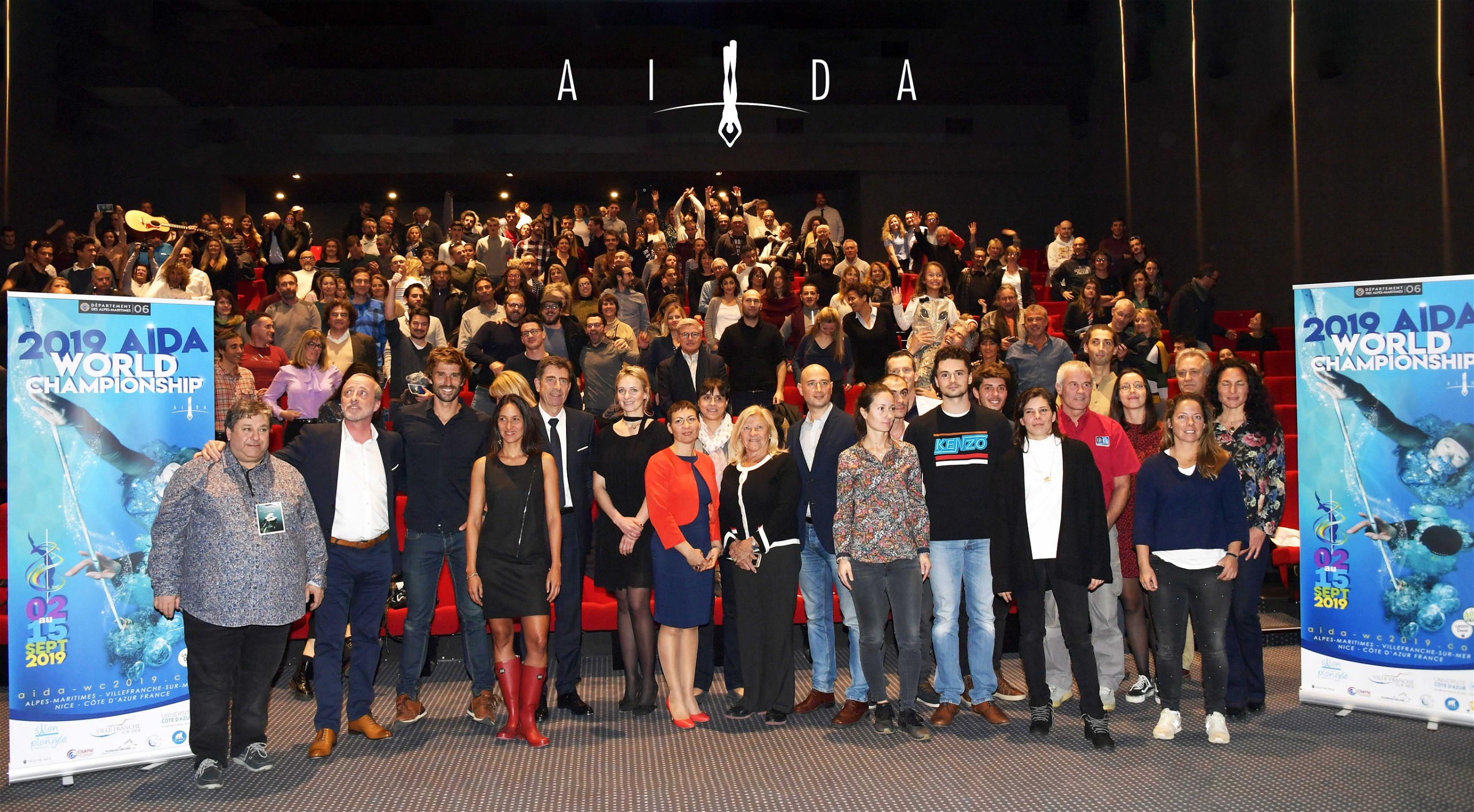 The launch event for the 2019 AIDA World Championships was attended by 300 people.