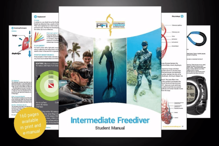 PFI's Intermediate Freediving Manual Now Available For Purchase