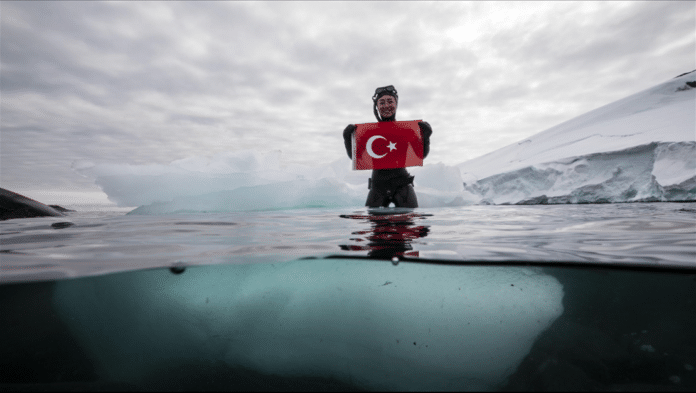Turkish Freediver Sahika Ercumen Dives Antarctica