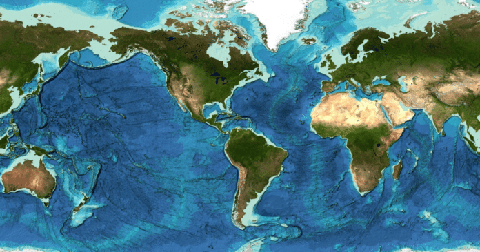 GEBCO Ocean Map 2019 (Image Credit: GEBCO)