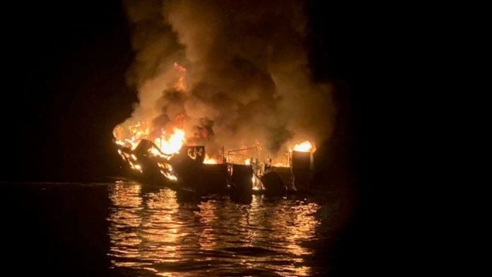 34 dead in boat fire off California coast